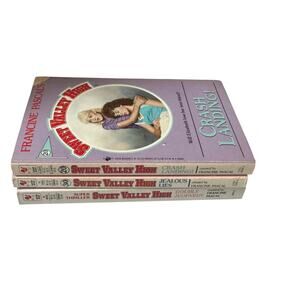 Sweet Valley High Lot of 3 Books #20 Crash Landing #30 Jealous Lies Thriller